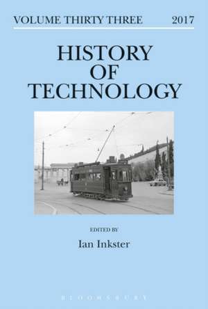 History of Technology Volume 33 de Professor Ian Inkster