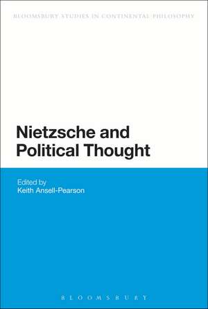 Nietzsche and Political Thought de Professor Keith Ansell Pearson