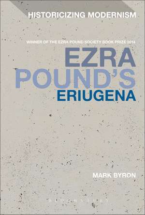 Ezra Pound's Eriugena de Dr Mark Byron