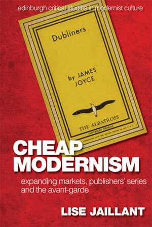 Cheap Modernism de Lise Jaillant