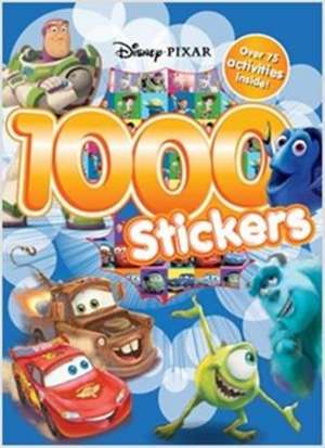 Disney Pixar 1000 Sticker Book de Parragon