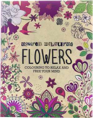 Inspired Colouring Flowers de Parragon