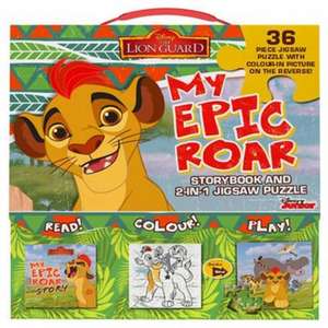 Disney Junior the Lion Guard My Epic Roar Storybook and 2-in-1 Jigsaw Puzzle de Parragon