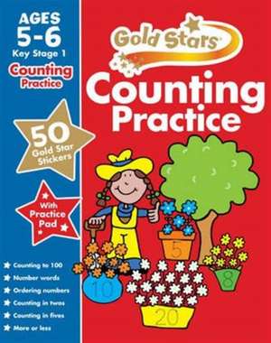 Gold Stars Counting Practice Ages 5-6 Key Stage 1 de Nina Filipek