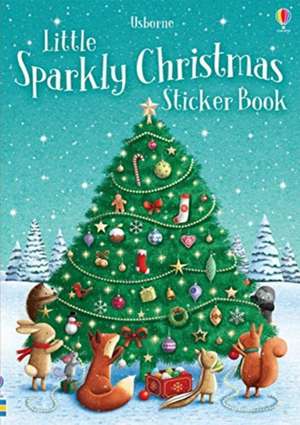 Little Sparkly Christmas Sticker Book de Fiona Patchett