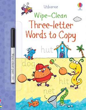 Wipe-Clean Three-Letter Words to Copy de Jane Bingham