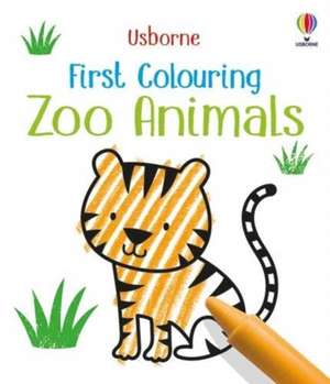 First Colouring Zoo Animals de Kirsteen Robson