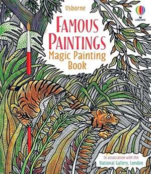 Famous Paintings Magic Painting Book de Rosie Dickins