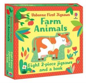 Usborne First Jigsaws Farm Animals de Matthew Oldham