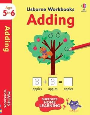 Usborne Workbooks Adding 5-6 de Holly Bathie