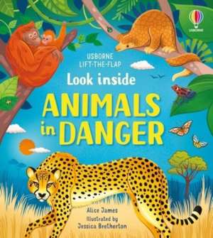 James, A: Look inside Animals in Danger de Alice James