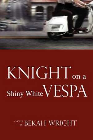 Knight on a Shiny White Vespa de Bekah Wright