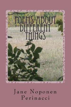 Poems about Different Things de Jane Noponen Perinacci