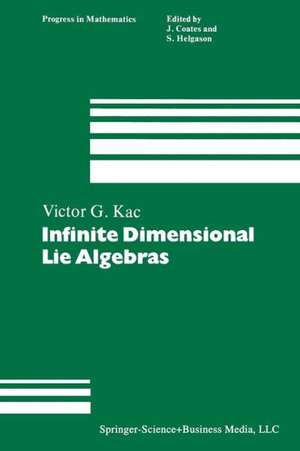 Infinite Dimensional Lie Algebras: An Introduction de Victor G. Kac