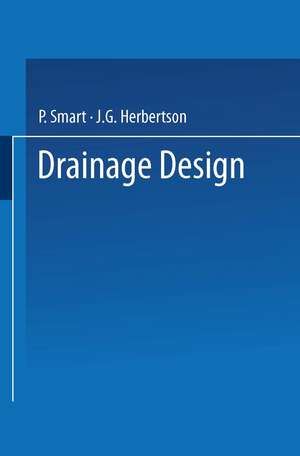 Drainage Design de P. Smart