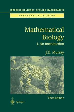 Mathematical Biology: I. An Introduction de James D. Murray