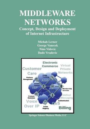 Middleware Networks: Concept, Design and Deployment of Internet Infrastructure de Michah Lerner