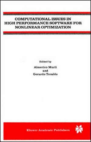 Computational Issues in High Performance Software for Nonlinear Optimization de Almerico Murli