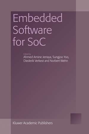 Embedded Software for SoC de Ahmed Amine Jerraya