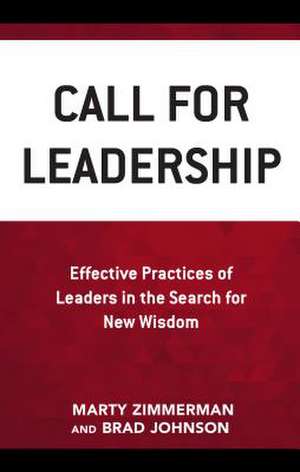 Call for Leadership de Marty Zimmerman