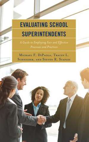 EVALUATING SCHOOL SUPERINTENDECB de Steven R. Staples