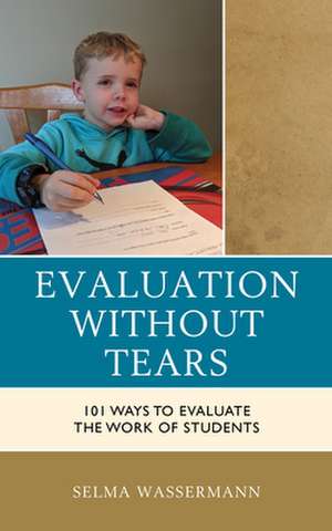 EVAULATION WITHOUT TEARS101 WCB de Selma Wassermann