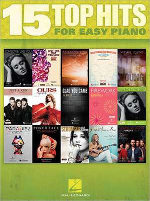 15 Top Hits for Easy Piano de Hal Leonard Corp