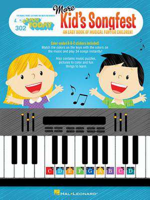 More Kid's Songfest: An Easy Book of Musical Fun for Children! de Hal Leonard Corp