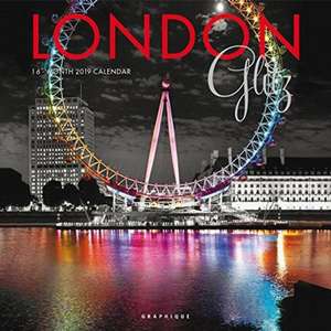 LONDON GLITZ 2019 SQUARE WALL CALENDAR de GRAPHIQUE