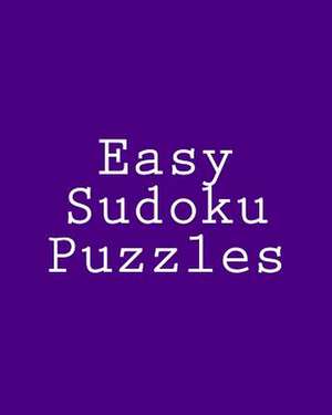 Easy Sudoku Puzzles de Jeff Reeves