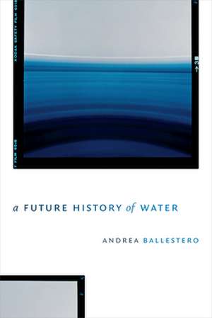 A Future History of Water de Andrea Ballestero