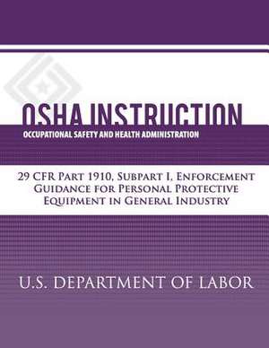 OSHA Instruction de U. S. Department of Labor