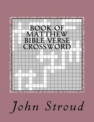 Book of Matthew Bible Verse Crossword de John Stroud