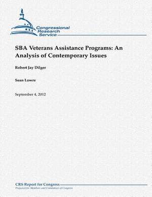 Sba Veterans Assistance Programs de Robert Jay Dilger