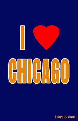 I Love Chicago Address Book de Trikk Media