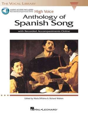 Anthology of Spanish Song de Richard Walters