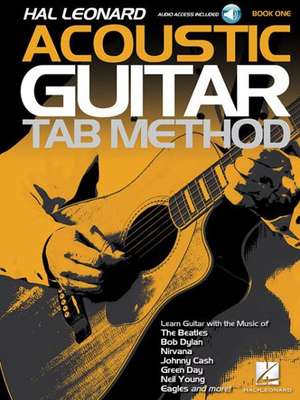 Hal Leonard Acoustic Guitar Tab Method - Book 1: Book with Online Audio de Michael Mueller