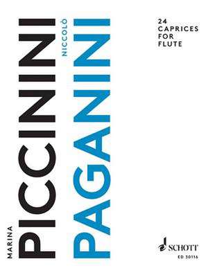 24 Caprices for Flute de Nicolo Paganini