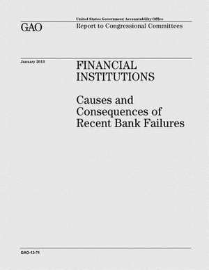 Financial Institutions de U. S. Government Accountability Office