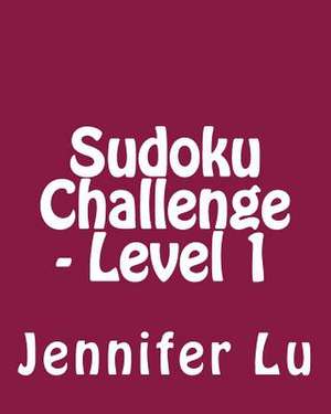 Sudoku Challenge - Level 1 de Jennifer Lu