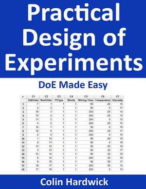 Practical Design of Experiments de Colin Hardwick