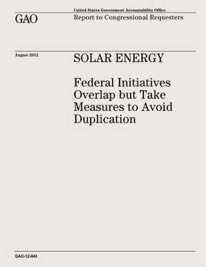 Solar Energy de U. S. Government Accountability Office