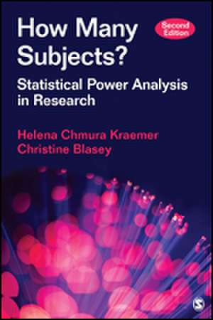 How Many Subjects?: Statistical Power Analysis in Research de Helena Chmura Kraemer