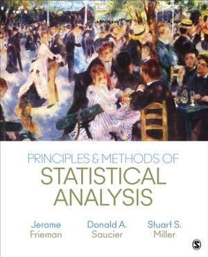 Principles & Methods of Statistical Analysis de Jerome Frieman