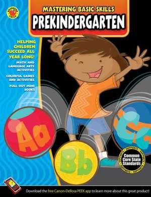 Mastering Basic Skills(R) PreKindergarten de Brighter Child