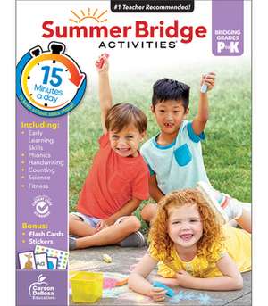 Summer Bridge Activities, Grades PK - K de Summer Bridge Activities