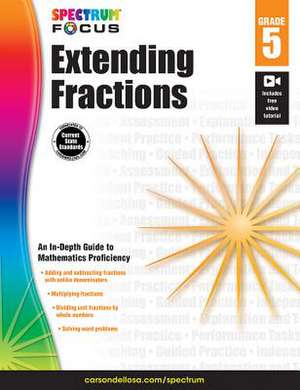 Spectrum Extending Fractions, Grade 5 de Spectrum