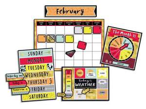 Aim High Calendar Bulletin Board Set de Carson-Dellosa Publishing