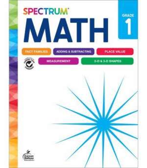 Spectrum Math Workbook, Grade 1 de Spectrum