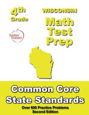 Wisconsin 4th Grade Math Test Prep de Teachers' Treasures